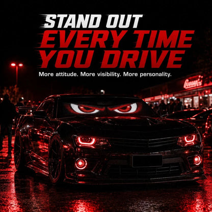 Puvora Car Window LED Display - Programmable Via Bluetooth